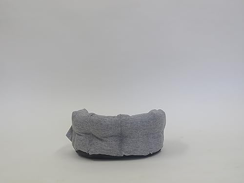 Pethouss Rundes Katzenbett – Rutschfestes Haustierbett mit abnehmbarem Wendekissen, waschbar