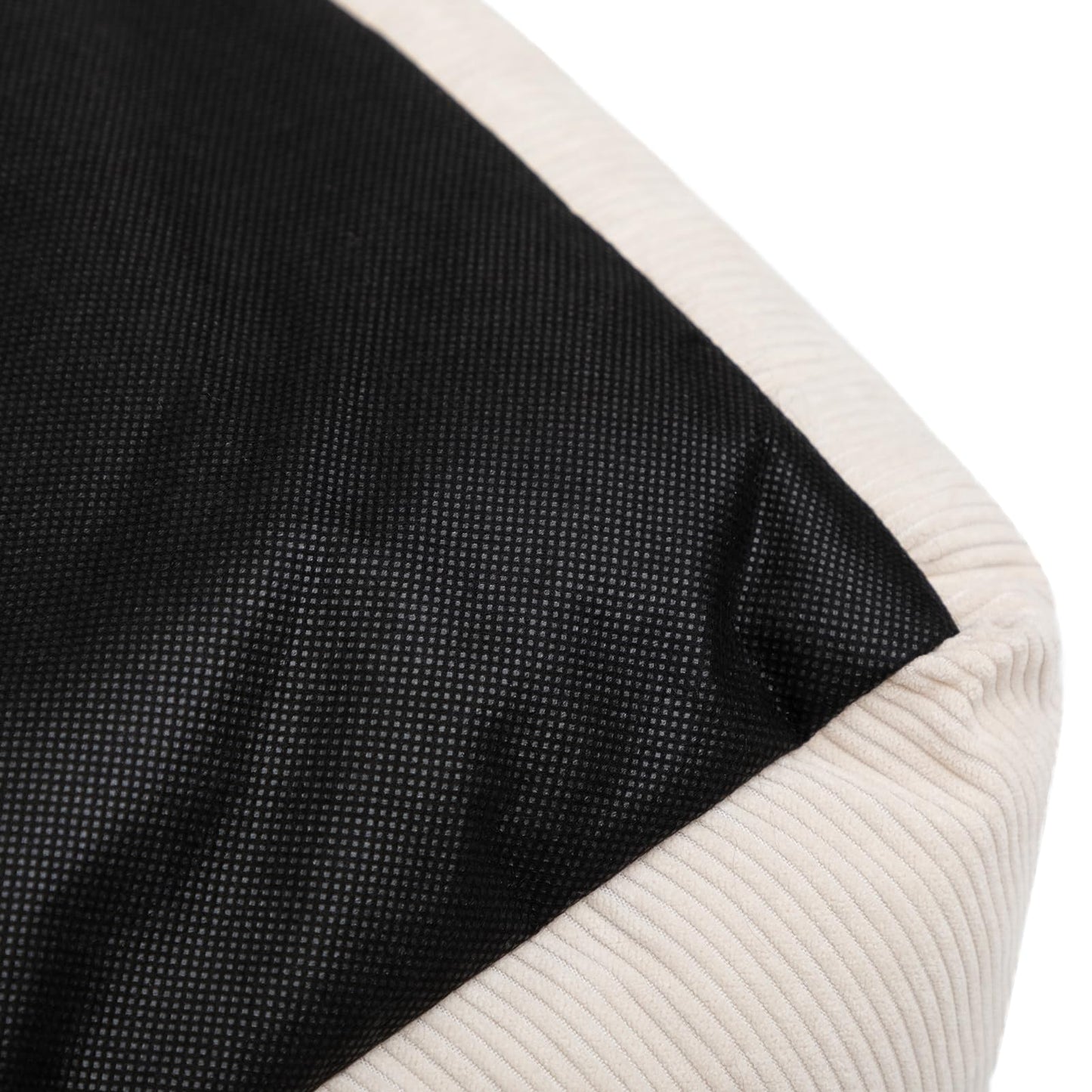 Pethouss Weiches Haustierbett – Atmungsaktives Schlafkissen für Katzen & Welpen (Beige)